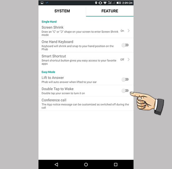 Kích hoạt tính năng